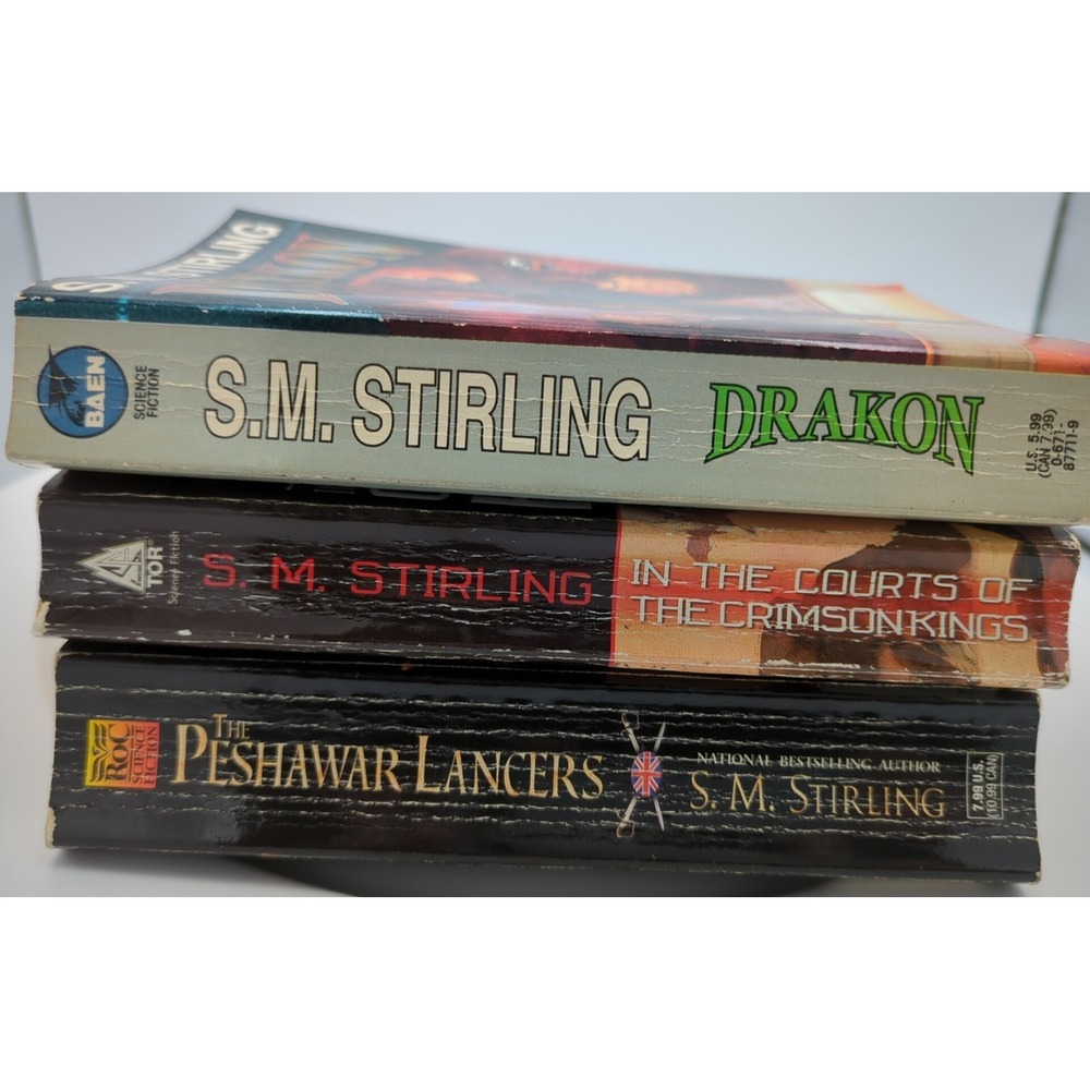 Peshawar Lancers, Drakkon, Courts of the Crimson Kings S M Stirling Lot Of 3 PBs